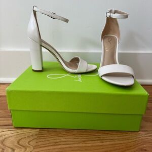 Sam Edelman - Yaro white leather sandals